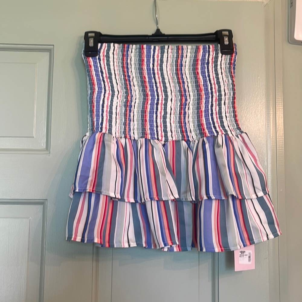 Smock waist skirt